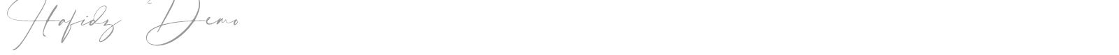 Hafidz font preview